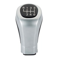 Pommeau de levier de vitesses pour BMW Série 1/3 E81/E82/E87/E88 5/6 vitesses Plastique Argenté Antirouille BR BRXN-A63