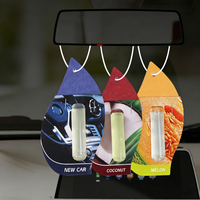 Diffuseur de voiture suspendu haut de gamme intelligent avec démarrage/arrêt automatique, accessoire orné de strass, parfum d'huiles essentielles aromatiques longue durée