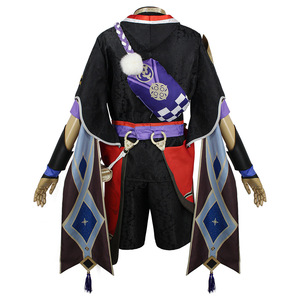Genshin Impact Scaramouche Cosplay trajes peluca Balladeer <span class=keywords><strong>Kunikuzushi</strong></span> de talla grande Halloween Wanderer Cosplay Hombre - Product Image 2