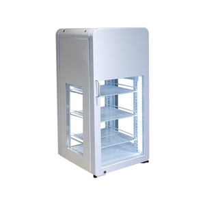 Réfrigérateur de présentation de boissons Meisda SC68GS personnalisé, commercial, 68L, avec porte vitrée sur quatre côtés, refroidissement direct, certifié CE - Product Image 5