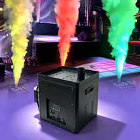 Machine à fumée liquide CO2 DMX RGB LED 9 canaux 4000W en aluminium avec prise universelle pour fêtes, clubs et mariages