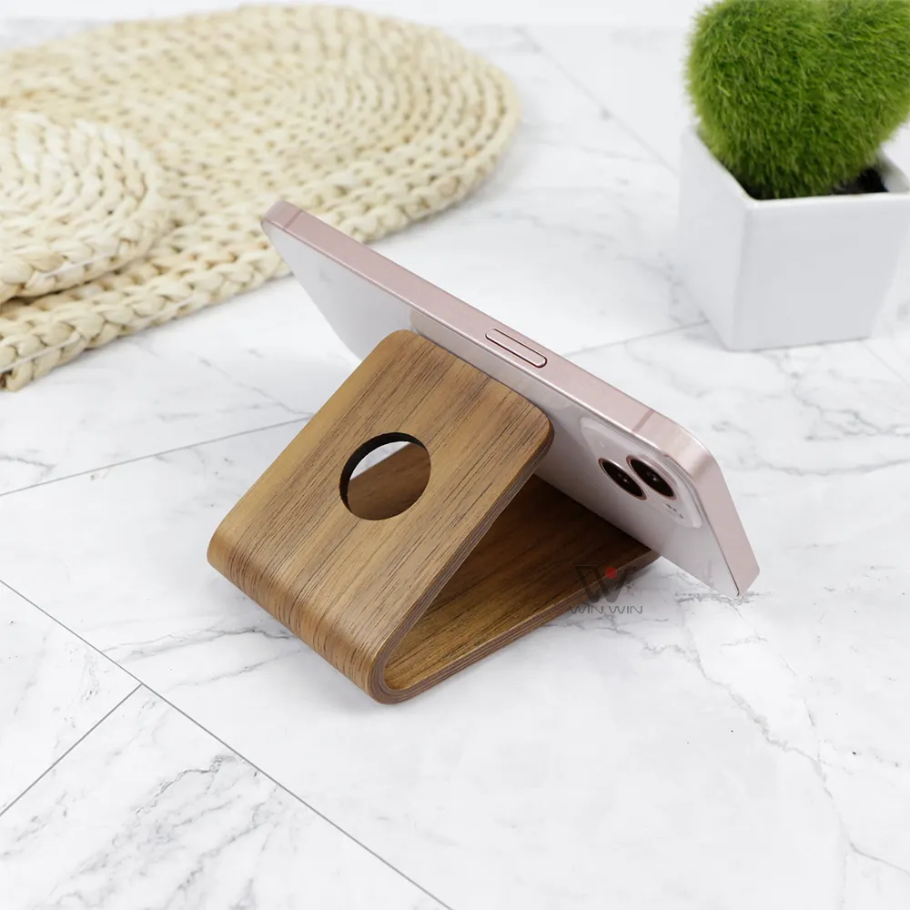 Universal Wood Phone Stand Creative Design Cell Phone Holders Mobile Phone Accessories Lazy Holder