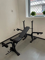 Banc de musculation multifonctionnel pour exercices corporels à domicile, équipement de fitness, poids inclinés, haltères réglables, banc de musculation en métal