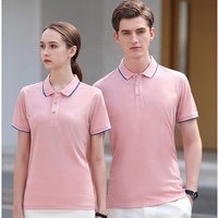 RG-High Quality Piqué Fabric Logo d'entreprise personnalisé Polos unisexes à manches courtes