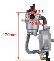 GX160 GX200 Carburateur double carburant pour HON-DA GX 160 GX 200 Kit de conversion essence/GPL 2KW 2.8KW 170F Générateur Pompe à eau