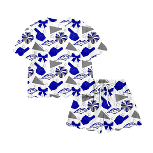 Ensemble Haut et Short Décontracté pour Bébé Fille, Imprimé Léopard, en Spandex/Coton, Manches Courtes, Collection Été 2026 – Tenue de Boutique Enfant en Gros - Product Image 5
