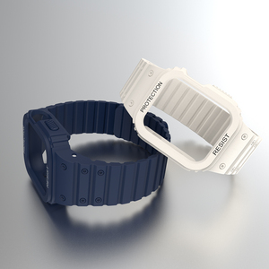 สายนาฬิกาซิลิโคนแม่เหล็กปรับได้ของ Ryb สำหรับ <span class=keywords><strong>Apple</strong></span> <span class=keywords><strong>Watch</strong></span> Series 7 6 5 4 3 <span class=keywords><strong>2</strong></span> 1 <span class=keywords><strong>SE</strong></span> 41mm 42 <span class=keywords><strong>44</strong></span> 45mm - Product Image 2