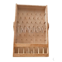 Mini bureau carnaval stand Intelligence activité accessoires interactif Bingo flipper jeux de société en bois pour les enfants