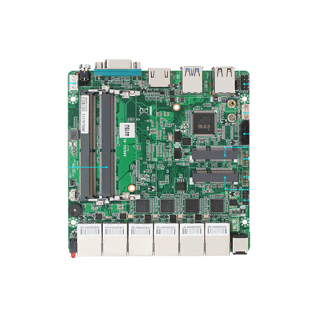 New AIOSTAR NANO ITX Industrial Motherboard Intel Skylake Kalake 6th-7th Gen I3/I5/I7 CPUs Double DDR4 32GB 6 LAN SATA RS-232