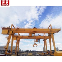 Grue portique à double poutre robuste A6 avec palan électrique 10 tonnes 15 tonnes et commande en cabine pour garage