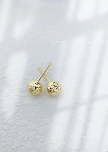 Xinfly 18K Gold Jewelry Wholesale Custom Engraved Stud Earrings Bulk Order with Free Gift <b>Box</b> MOQ 2 Pairs - Product Image 3