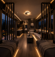 Casa Modular Prefabricada, Cabaña Tipo Apple de Lujo, Villa Pod para Glamping, Resort, Hotel, Alojamiento Ecológico y Turístico