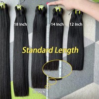 Cheveux humains bruts non traités à cuticules intactes, tissage aligné, fournisseurs de cheveux vietnamiens, double épaisseur, lisses et soyeux, lots de cheveux vierges