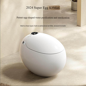 Inodoro Inteligente Moderno de Una Pieza, Blanco, Automático, con Sifón en P, Doble Descarga, Montaje en Suelo, Control Remoto Incluido - Product Image 2
