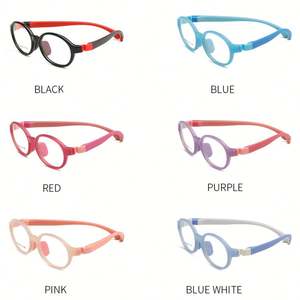 Gafas de Goma para Niños y Niñas con Logotipo Personalizado, Coloridas, de Moda, TR90, Silicona, Flexibles, Monturas Ópticas Infantiles - Product Image 6