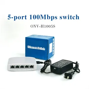 5 Port/8 Port Gigabit Switch Ethernet, Saklar Jaringan Ethernet Tidak Terkelola Pembelian Terbaik Untuk Pemakaian Rumah IPTV
