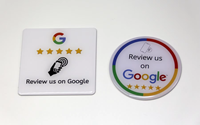 Carte de visite et de membre Google Smart RFID NFC 13,56 MHz en PVC sans contact avec code QR programmable