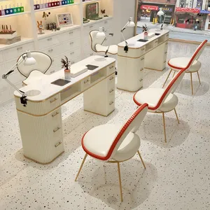 Mesa de Manicura Profesional de Lujo con Cajones, Equipo de Manicurista, Mesa de Exhibición para Salón y Hogar - Product Image 3