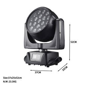 Luz Móvil de Cabeza con Zoom Wash LED RGBW de 19x40w, Resistente al Agua IP65, Efecto Ojo de Abeja, K15 <span class=keywords><strong>B</strong></span> Eye 19x40 para Eventos en Escenarios al Aire Libre - Product Image 6