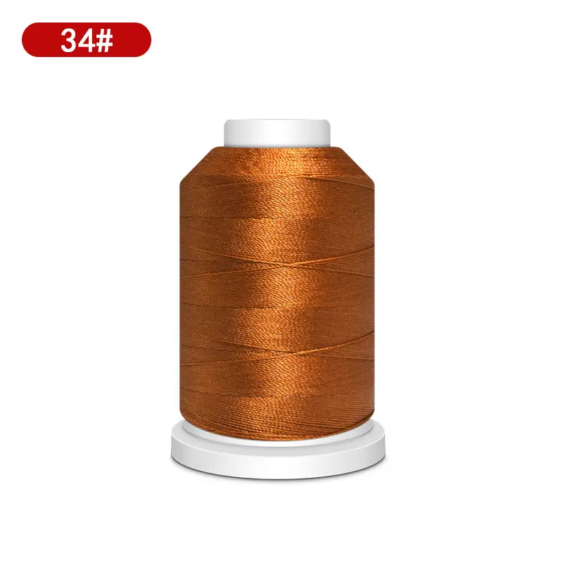 Fabrik Großhandel 0,3 MM Bright Ice Silk Thread 48 Farben Nylons tickerei auf Lager Für hand gewebte und Nähmaschinen