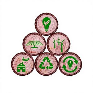 Marco de Fotos KLEE Rústico de Madera y Crylex Rojo, 20x30cm, Impresión Digital a Todo Color, para Montar en la Pared - Product Image 1