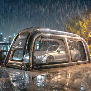 Carpa de garaje inflable impermeable y hermética, carpa inflable portátil para estacionamiento de autos, funda para auto. - Product Image 4