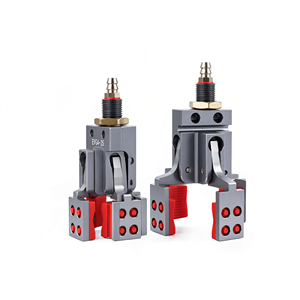 Pince pneumatique à quatre doigts EHVG4 EVG4 en alliage d'aluminium avec détection magnétique pour robot de moulage par injection - Product Image 1