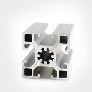Personnalisé 6061 6063 T5 T6 5050 Fabricant de matériaux de cadre en aluminium industriel T Track V Groove Extrusion 5050 <span class=keywords><strong>Profil</strong></span>é en aluminium - Product Image 2