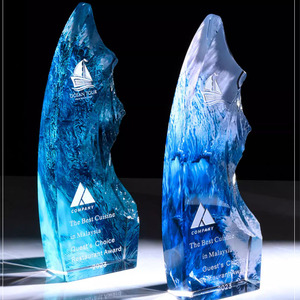 Trofeos de Cristal Grabados con Láser, Impresión Digital, Varios Tamaños, Premios, Conmemoraciones, Regalos Empresariales, Duraderos - Product Image 1