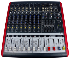 Consoles de mixage série PMR avec <span class=keywords><strong>interface</strong></span> USB, amplificateur de puissance 650W, 6/8/12 canaux, performance professionnelle, DSP 24 bits - Product Image 1