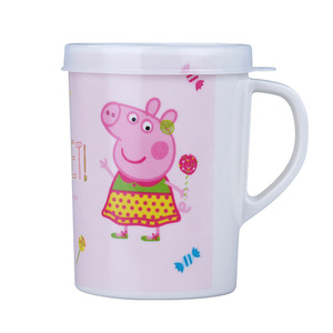 Wuhe Childrens Water Cup With Lid Cartoon Design For Kids Drinking Milk And Water 360Ml - Product Image 5