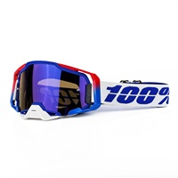 Lunettes de sport PC pour moto UV400, grand écran, verres interchangeables anti-reflets, coupe-vent, anti-sable, sangle réglable pour