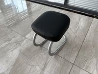 Tabouret de méditation noir portable à hauteur réglable, pivotant, pour la maison et le bureau, 24 pouces