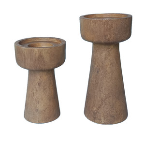 Candelabros <span class=keywords><strong>de</strong></span> resina con aspecto <span class=keywords><strong>de</strong></span> arcilla para decoración del hogar, candelabro <span class=keywords><strong>de</strong></span> mesa con efecto <span class=keywords><strong>de</strong></span> <span class=keywords><strong>tierra</strong></span> y piedra <span class=keywords><strong>de</strong></span> polivinilo - Product Image 6