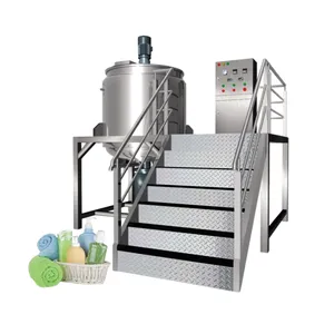 500 liter liquid soap detergent gel making machine shampoo mixer liquid mixing tank equipment for daily chemical products