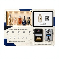 Distributeur automatique de parfum mural intelligent à écran tactile avec code QR, équipement de distribution de parfum à chaud
