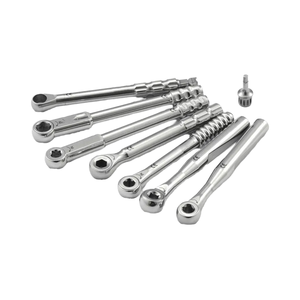 Clé à cliquet carrée à long manche de 4,0 mm pour implant dentaire, en acier inoxydable, certifiée CE, manuelle, chirurgicale, classe II - Product Image 1