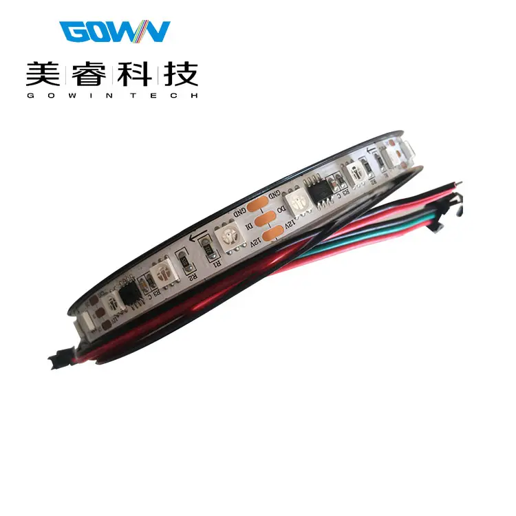 高品質ledストリップライト5050 rgbワイヤレス5050 smd ledストリップ防水柔軟な12v 24 5vアドレス可能rgb ledストリップ