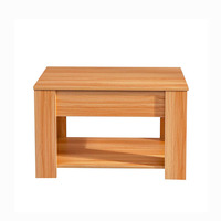 Meubles De Salon Compartiment Caché Stockage Bois Ascenseur Haut Table Basse Extensible