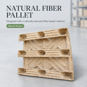 <span class=keywords><strong>Pallet</strong></span> in Fibra di <span class=keywords><strong>Legno</strong></span> Modellata a 3 Nervature con Superficie Piatta Affidabile, <span class=keywords><strong>Dimensioni</strong></span> Personalizzabili per Esigenze di Carico Speciali - Product Image 1