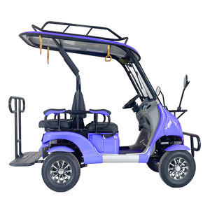 Carrito de Golf Eléctrico para Adultos 2026, Mini, 3-4 Asientos, Motor de 2500W, Velocidad Máxima de 30-50 km/h, con Techo, para Caza - Product Image 2