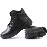 Bottes tactiques légères pour hommes ; Bottes décontractées respirantes ; Bottes d'entraînement H adaptées au travail et aux motos.