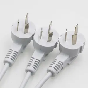 argentina 3 pin 2pin 2*0.75mm sq cable with white color-054