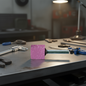 Fervi Pink Vitrified <b>Grinding</b> <b>Wheel</b> Square Shape For Precision <b>Grinding</b> - Product Image 3