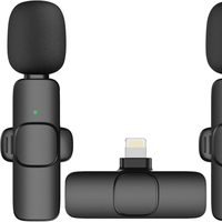 Mini microphone sans fil cravate pour jeux, TikTok, vlogs et tournages de courtes vidéos, idéal pour le streaming en direct sur téléphone portable