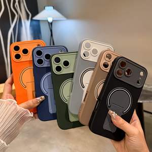 เคสโทรศัพท์แบบแม่เหล็กติดตั้งได้ทันทีสำหรับ iPhone 17 Pro Max ป้องกันแรงกระแทก สองสี 2-in-1 สำหรับ iPhone 16/11/13/17 - Product Image 1