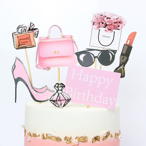 Perfume <span class=keywords><strong>de</strong></span> alta tacones DIY Cupcake Topper dama <span class=keywords><strong>pastel</strong></span> banderas niños cumpleaños <span class=keywords><strong>boda</strong></span> <span class=keywords><strong>de</strong></span> novia fiesta <span class=keywords><strong>de</strong></span> decoración - Product Image 6