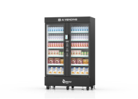 Distributeur automatique 24h/24 sans personnel en acier inoxydable avec écran tactile, SDK, surveillance à distance, gestion cloud et options de paiement multiples