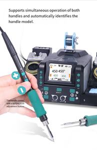 Estación <span class=keywords><strong>de</strong></span> soldadura <span class=keywords><strong>de</strong></span> precisión 2 en 1 982D-III Compatible con micropinzas C210 C245 Estación <span class=keywords><strong>de</strong></span> soldadura <span class=keywords><strong>de</strong></span> precisión 2 en 1 - Product Image 5