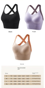 <span class=keywords><strong>Reggiseno</strong></span> sportivo sportivo leggero e traspirante da donna <span class=keywords><strong>non</strong></span> <span class=keywords><strong>imbottito</strong></span> da corsa stretto per il Design antiurto da donna - Product Image 5